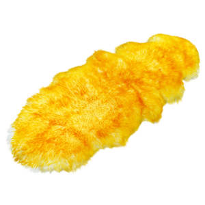 Housse de chaise en peau de mouton douce et moelleuse de luxe, coussin de siège, tapis tressé 100% laine, tapis en fourrure pelucheuse pour chambre à coucher, salon - Product Image 3