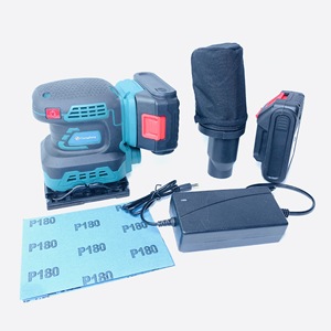 เครื่องขัดกระดาษทรายไร้สายแบบพกพา 20V แบตเตอรี่ลิเธียม พร้อมมอเตอร์ไร้แปรงถ่าน ระบบสุ่มวงโคจร - Product Image 2