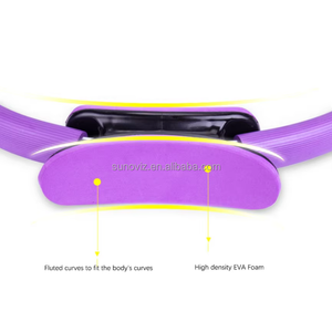 Anneau de Pilates à double poignée - Cercle magique <span class=keywords><strong>pour</strong></span> le tonification des <span class=keywords><strong>cuisses</strong></span> intérieures et du tronc, accessoires de yoga et de fitness <span class=keywords><strong>pour</strong></span> femmes, entraînement à domicile - Product Image 5