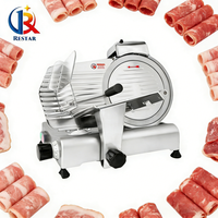 Mesin Pemotong Daging Semi Otomatis untuk Bacon, Ham, Fillet Daging Sapi, dan Mesin Pemotong Gulungan Kubus Beku, Pemotong Ikan Beku & Sosis