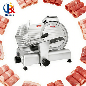 Trancheuse à viande semi-automatique pour bacon, <span class=keywords><strong>jambon</strong></span>, filet de bœuf et <span class=keywords><strong>machine</strong></span> à dé<span class=keywords><strong>couper</strong></span> les cubes et rouleaux congelés, trancheuse à poisson et saucisses congelés - Product Image 1