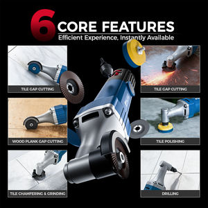 Mini meuleuse d'angle électrique à long cou pour graver et meuler la micro meuleuse d'angle en bois - Product Image 5