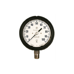 Manomètre McDaniel K9 0-160 Psi en acier inoxydable avec tube et raccord pour usage industriel - Product Image 2