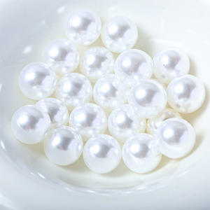 Cuentas de Perlas de Imitación ABS de 6mm/8mm/18mm para Hacer Pulseras, Cuentas Redondas Sueltas para Bisutería DIY - Product Image 5