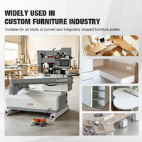 Enchapadora de Cantos Automática de Alta Precisión para Muebles de Oficina y Gabinetes Personalizados con Alimentación Automática