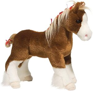 Cavallo di Peluche Personalizzato OEM Prodotto in Cina, in Poliestere con Imbottitura in Cotone PP, Morbido Marrone, Regalo per Bambini - Product Image 3