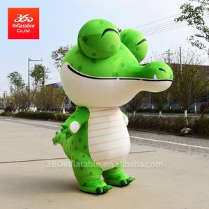 Costume en peluche <span class=keywords><strong>gonflable</strong></span> pour décoration d'exposition de scène, poupée crocodile <span class=keywords><strong>gonflable</strong></span> personnalisée de dessin animé pour la publicité - Product Image 2