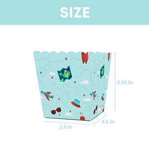 Scatola <span class=keywords><strong>per</strong></span> Snack a Tema Aeroplano Xieli <span class=keywords><strong>per</strong></span> Feste <span class=keywords><strong>di</strong></span> <span class=keywords><strong>Compleanno</strong></span>, Contenitore in Carta <span class=keywords><strong>per</strong></span> Snack - Product Image 3