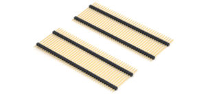 Conector de pin header de paso de 2.54mm, de una sola fila, recto, de plástico de dos capas, H5.0mm, 1*40P - Product Image 4