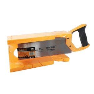 Toolmak Mitre Box With <b>Saw</b> 12 Inch For Wood Cutting - Product Image 1