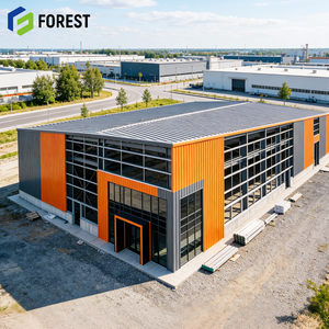 Taller de Estructura de Acero, Soporte Confiable, Listo para Enviar, Construcción Modular Robusta, Suministro al por Mayor, Resistente a la Intemperie - Product Image 1