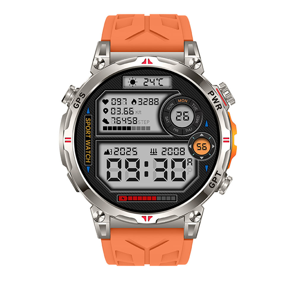 KC93 GPS Smart Watch - Outdoor Tracking & Health Monitoring