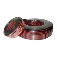 16 18 22 24 AWG audio cable red and black parallel speaker cable