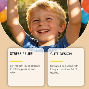 Baozi Nini Le Jouet Portable Anti-stress en Forme de Nourriture, Doux, Non Collant, Résistant à la Compression, Amusant et Réaliste pour les Jeunes - Product Image 3