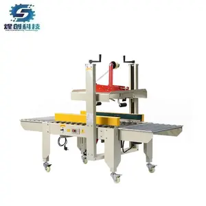 Small Semi Auto Manual Carton Case Box Sealing Taping Sealer Machine(AC110-240V 1Phase Available)