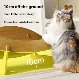 Arranhador para Gatos de Sisal KS Origin Manufacturer, Cama Rede Confortável e Resistente para Afiar as Unhas, Cama de Madeira para Gatos - Product Image 3