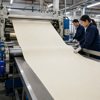Rouleau d'éponge en PU souple et élastique, texture fine et lisse, grande résistance, feuille de mousse de couleur personnalisée pour la doublure des bagages, des chaussures et le rembourrage