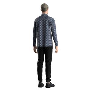 T-shirt d'été à sublimation OEM/ODM, polo de rugby pour homme à manches longues avec fermeture éclair et col montant - Product Image 6