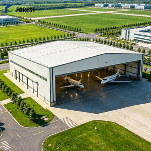 Hangar Modular de Acero de Alta Resistencia, Prefabricado, para Aviones, Depósito de Mantenimiento de Aviación de Gran Espacio - Product Image 1