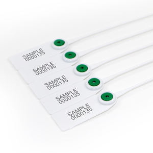 مورد ختم ختم البلاستيك بسحاب وربطة عنق من البلاستيك مع شعار مخصص - Product Image 4