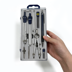 Juego de Dibujo 709C de Primera Calidad con 9 Accesorios en Caja de Plástico para Uso Escolar y de Oficina - Product Image 6