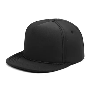 Bán Buôn Dày Miếng Bọt Biển Phẳng Mũ Bóng Chày Mũ Hip Hop Hat Tùy Chỉnh In Ấn Thêu Logo Cao Cấp Bọt Snapback Cap Hat - Product Image 3