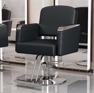 Fauteuil de coiffure professionnel moderne avec base dorée pour la vente en gros - Product Image 3