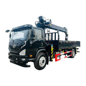 热销伸缩臂式吊车安装在卡车上的重型货运卡车4*2柴油FAW卡车带吊机出售 - Product Image 1