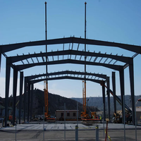 Structure en acier sur mesure pour entrepôt, charpente métallique préfabriquée, conception de construction d'usine
