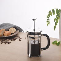 Filtre en verre borosilicate presse française cafetière filtre ménager cafetière avec poignée bouilloire pots à café turcs