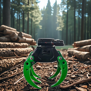 <span class=keywords><strong>Grappin</strong></span> <span class=keywords><strong>forestier</strong></span> hydraulique rotatif NM400 pour excavatrice, rotation 360°, ouverture de mâchoire 2300 mm, moteur de pompe, adapté aux grappins à bois de 1 à 50 tonnes - Product Image 1