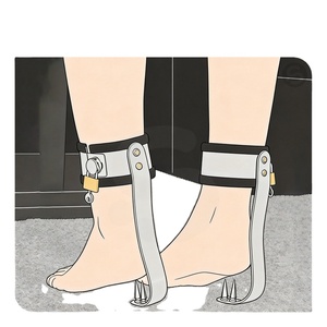 Venta al por mayor de fábrica: Esposas metálicas BDSM de pie, barra de sujeción para manos y pies, juguete de bondage para parejas adultas y gays, proveedor OEM a granel con llaves. - Product Image 2