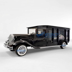 Automóvil Eléctrico Clásico de Lujo Estilo Vintage Rolls-Royce, Coche Fúnebre Retro Dedicado a Servicios Funerarios, Coche de Lujo para Ataúdes - Product Image 1