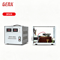 Estabilizador de Voltaje Automático Monofásico de Alta Precisión, Servo AC, Serie TND 220V SVC, 3KVA 60KVA, Equipo con Pantalla Digital