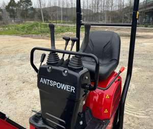Mini-excavatrice Antspower 2026 CX006 personnalisée, livraison rapide, 600 kg, essence, moteur Loncin, hydraulique, pour jardin, micro-excavatrice haute performance, vente chaude - Product Image 6