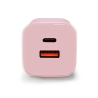 Chargeur rapide USB-C PD 35W avec QC3.0 et SCP, prise pliable, adaptateur mural double port USB-C + USB-A pour téléphone portable et appareil photo