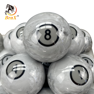 BenX personalizzato 57.2mm 2-1/4 "Logo in marmo <span class=keywords><strong>Snooker</strong></span> e palle da biliardo con un Design unico - Product Image 3
