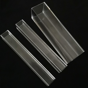 Tube carré transparent en PMMA acrylique de 50 mm avec des caractéristiques anti-UV et transparentes - Product Image 2
