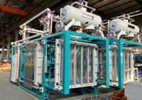 Guiju Vollautomatische PLC-gesteuerte EPS-Formmaschine Premium-Qualität EPS-Polystyrol-Schaum ICF-Blockherstellungsmaschine CE