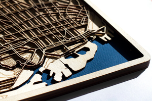 Mới Nhất Thiết Kế Tường Trang Trí Toàn Cảnh Xem 3D Bằng Gỗ Thành Phố Bản Đồ New York Tường Nghệ Thuật Laser Cắt Bản Đồ Địa Hình Cho Tường Trang Trí Nội Thất Quà Tặng - Product Image 6