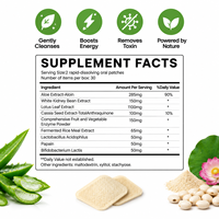 Bandes buccales détoxifiantes OEM ODM avec extrait d'aloe vera - L'aloïne favorise une digestion saine, extrait de feuille de lotus, bandes buccales