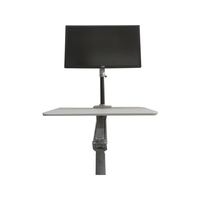 Support mural pour écran d'ordinateur de 17 à 32 pouces, bras de moniteur à ressort à gaz avec bras flexible, support pour tablette pour l'école