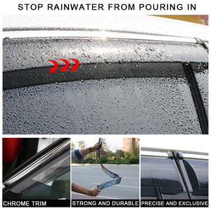 Cho Xe TOYOTA <span class=keywords><strong>INNOVA</strong></span> 2016-2023 Cửa Sổ Ô Tô Nắng Mưa Bóng Tấm Che Chắn Nơi Trú Ẩn Bảo Vệ Bao Viền Miếng Dán Khung - Product Image 3