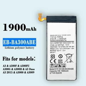 EB-BA300ABE แบตเตอรี่มือถือแบบ Solid State ชาร์จได้3.8V เกรดใหม่สำหรับ A3 <span class=keywords><strong>A300</strong></span> A3-2015 A3000มีในสต็อก - Product Image 4