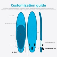 Planche de surf gonflable en PVC pour couple, planche à pagaie SUP, ski nautique, personnalisation en usine pour activités marines extérieures