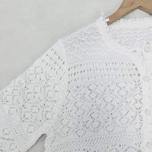 Vêtements de créateur Marques célèbres pour femmes Pull tricoté à manches longues en jacquard de style français Ecran solaire à la mode - Product Image 4