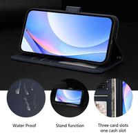 Funda de Cuero PU Tipo Cartera con Tapa Magnética, Ranuras para Tarjetas y Soporte Protector para iPhone 17 Pro Max 16