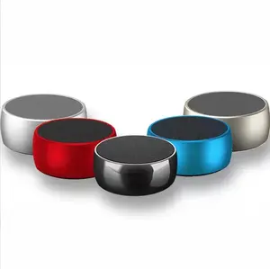 热卖廉价圆形声音便携式移动小型迷你音箱创意无线音箱智能dj音频户外音箱