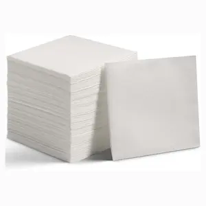 La coutume de papier imprimée carrée jetable de serviettes en tissu de la pulpe 1Ply de Vierge en bois a imprimé pour le restaurant