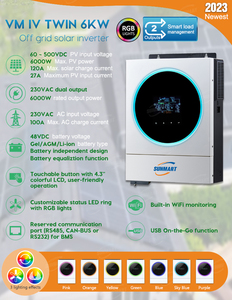 5KW อินเวอร์เตอร์พลังงานแสงอาทิตย์แบบไฮบริด48V แบบ6KW 10KW 8KW แบบกริดพร้อม MPPT - Product Image 2
